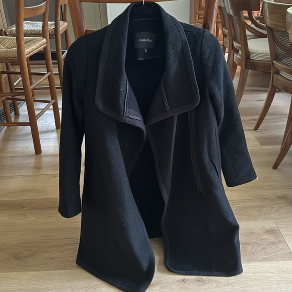 Black Babaton Wool Coat - Picture 7 of 7